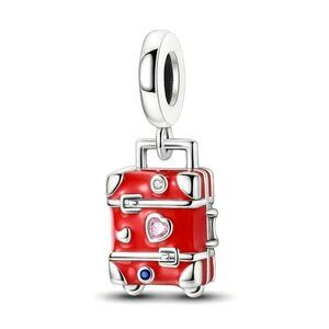 Love Luggage Charm Bead Pendant (SKU #3045)